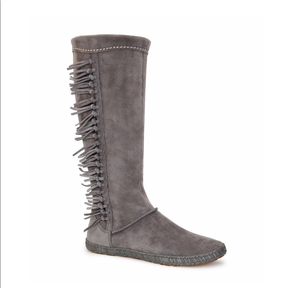 UGG “Mammoth” Water Resistant Knee High Fringe